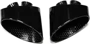 Muffler tip, Car Exhaust Compatible Compatible Compatible For Audi S7 S6 S5 S4 S3 Up RS6 RS7 RS6 RS3 RS4 RS5 Muffler Tip Exhaust Tip System 220mm Width Nozzle(Black B 1)