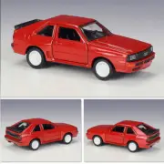 1/36 2 Doors Audi Sport Quattro 1983 Model Car Diecast Metal Toy Cars Pull Back