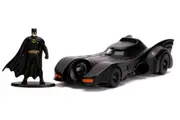 Jada 31704 Hollywood Rides 1:32 Batman (1989) - Batmobile (with Batman) Die-Cast Collectible - New, Sealed