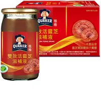 在飛比找維康醫療優惠-Quaker 桂格雙效活靈芝菌絲體滋補液 60ml 6 瓶入