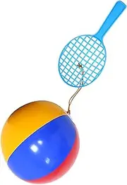 Inflatable Hand Bouncing Ball - Bouncing Kid's Hand Racket Inflatable Ball | Cartoon Bouncing Racket Ball Toy | Family Interaction Clap Ball Toy for Home, Outdoor Activities, School, Park