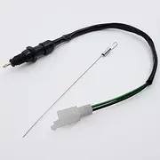 Auto-plaza Motorcycle Brake Light Switch, Push Button Actuator, Manual Operation, Screw Terminals, Fit for Honda Yamaha Suzuki Kawasaki