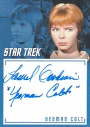 Star Trek TOS Archives & Inscriptions Laurel Goodwin Autograph Inscription "Ye..
