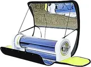 Solar Oven Portable Oven, 4.5L Large Capacity Solar Cooker Smokeless Vacuum Oven Grill Outdoor Barbecue Solar Stove for 2-3 People Backpacking Hiking Family Party