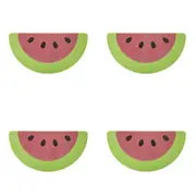 4x Sundae 100g Kids Fizzing Bath Bomb Bathroom Shower Watermelon Body/Skin Wash