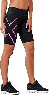 [2XU] Women's Motion Mid-Rise Compression Shorts for Running and Fitness