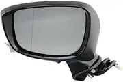 Outside Rearview Door Mirror Assy Compatible With Mazda CX-4 CX4 2016 2017 2018 With LED Heating Electric Folding Blind Spot Monitoring(Left Side(5-PINS))