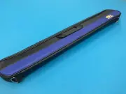 ARTEMIS CUE CASE 2x4 SOFT ** BLACK / BLUE ** VERY GOOD QUALITY