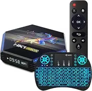 Android 11.0 TV Box,HK1 Box R2 RK3566 Quad-Core 64Bit Cortex-A55 CPU Mali-G52 GPU Support 2.4G/5.8G Dual WiFi BT 4.0 3D 8K/4K Set Top Box,4gb+32gb