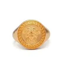 在飛比找Yahoo!奇摩拍賣優惠-Versace Medusa 金戒指