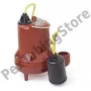 Automatic High Temperature Sump Pump w/ Float Switch, 10' cord, 4/10 HP, 115V