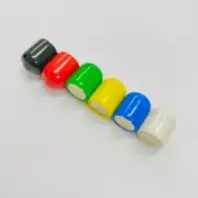 6x Neo Push Pin Magnets with Reusable MIXED Caps | Fridge Whiteboard Hold Memo