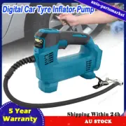 Cordless Digital Tyre LED Inflator Pump Tool For Makita 18V Portable Inflation