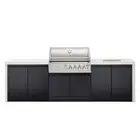 New Crossray Premium 4B Gas BBQ Outdoor Kitchen w/ sink - TC4KP-12