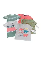 Carter's Baby Boys T-shirt Bundle 0-3 Months Short Sleeves NWT Tops