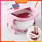 FOLDABLE FOOT SPA BUCKET WITH PHONE HOLDER SOAK MASSAGE FOOT