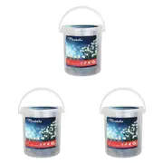 3x Mirabella 200 LED Fairy String Lights 18.9m White Indoor/Outdoor Wall Plug
