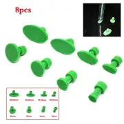 8pcs Smooth Surface Repair Tool Car Dent Repair Puller Gasket Sheet Kit Green