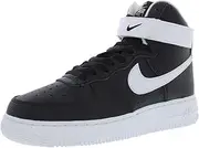[Nike] Mens Air Force 1 High '07, Black/White, 9