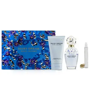 Marc Jacobs - 雛菊甜夢香水組合: 淡香水噴霧 100ml/3.4oz + 亮澤潤膚乳 150ml/5oz + 走珠淡香水 10ml/0.33oz