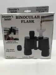 Hidden Alcohol Binocular Hip Flask Smuggle Drink Mens Festival Party Joke Gift