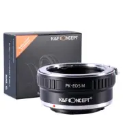 K&F Concept adapter for Pentax K mount lens to Canon EOS M camera M2 M5 M6 M100