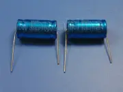 2pcs 100V 33uF Audio Speaker Divider Non-Polarized Axial Electrolytic Capacitor