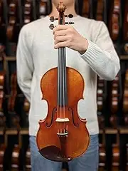 Euro II Violin – Handcrafted European Tonewood Violin for Beginners & Intermediate Players – Professional Acoustic Violin Set with Case and Bow – Handmade in Australia
