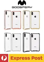 iPhone 11 Pro Mercury Goospery WONDER PROTECT Clear Hard Metallic Bumper Case