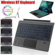 Touchpad Bluetooth Keyboard Backlit Wireless For Microsoft Surface Pro 3/4/5/6/7