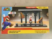 NEW 2020 World of Nintendo Super Mario Lava Castle Playset & Figure Boxed FREESP