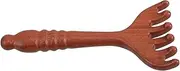 Baluue Sandalwood Scalp Massager Comb Natural Wide Tooth Hair Comb for Head Massage Smooth Teeth for Daily Scalp Care and Relaxation Elegant Design User Friendly Hair