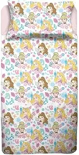 Disney Princess Single Bed Linen Pure Cotton Flannel Bed Linen Top + Fitted Sheet + Pillowcase