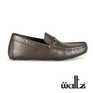 【Waltz】馬銜扣 真皮豆豆鞋 休閒鞋 懶人鞋(622227-23華爾滋皮鞋)