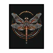 Dragon Style of Aboriginal Dot Framed Art