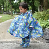 在飛比找蝦皮購物優惠-Rain Poncho Dinosaur兒童雨衣