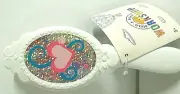 NEW *** Build A Bear White Heart Brush