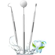 Plaque Remover for Teeth Cleaning Kit Tatar and Calculus Removal Dental Mirro...