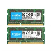 Crucial Kit 16GB (2X 8GB ) DDR3L 1600Mhz (PC3L-12800) 1.35V SODIMM Memory Ram