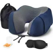 Travel Pillow Luxury Memory Foam Neck & Head Support Pillow Soft Sleeping Rest