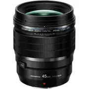 M.ZUIKO PRO 45mm f/1.2 Lens - Black - Ex Display Stock
