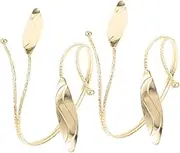 Ciieeo 2pcs Curtain Tiebacks: Nordic Style Drapery Holdbacks - Metal Curtain Tie Back Holders Enhance Your Living Room Aesthetic