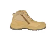 Hard Yakka Mens Utility Zip Side Safety Work Boot Y60120 - Wheat