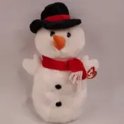 Ty Beanie Buddy Snowball The Snowman - NWT