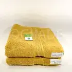 Nicole Miller 100% Cotton Set of 2 Towels 2 Bath Towels Yellow New