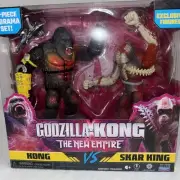 Godzilla x Kong The New Empire Kong Vs Skar King Movie New Action Figure Toys