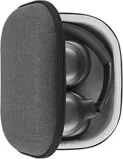 Geekria Shield Headphones Case Compatible with JBL Tune 750/710BT, Tour ONE, Live 770NC, Everest 750NC, Replacement Hard Shell Travel Carrying Bag with Cable Storage (Dark Grey)