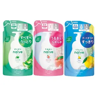 【Kracie 葵緹亞】naive 娜艾菩 沐浴乳補充包 380ml(超值3入組)