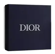 CHRISTIAN DIOR LARGE navy blue metallic silver foil logo GIFT storage BOX new