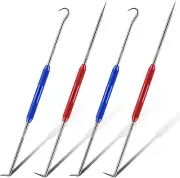 Zhehao 2 Pcs Double Pointed Scriber, 8.3 Inch Metal Scribe Tool Hook and Pick To